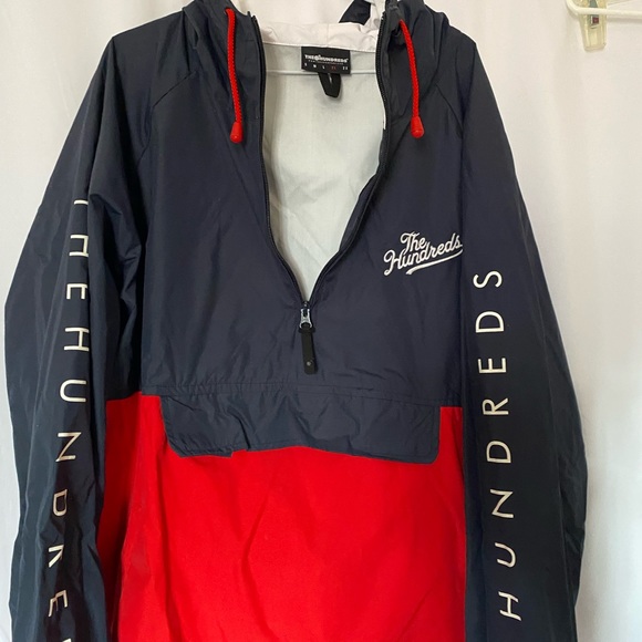 TOMMY HILFIGER Men’s Half Zip Jacket size XL nylon front pocket adjustable hem - Picture 2 of 10